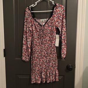 Flower stretchy dress